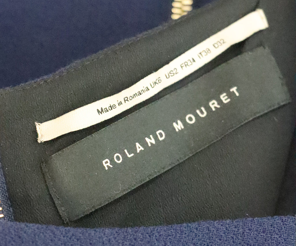 Roland Mouret Navy Dress 3