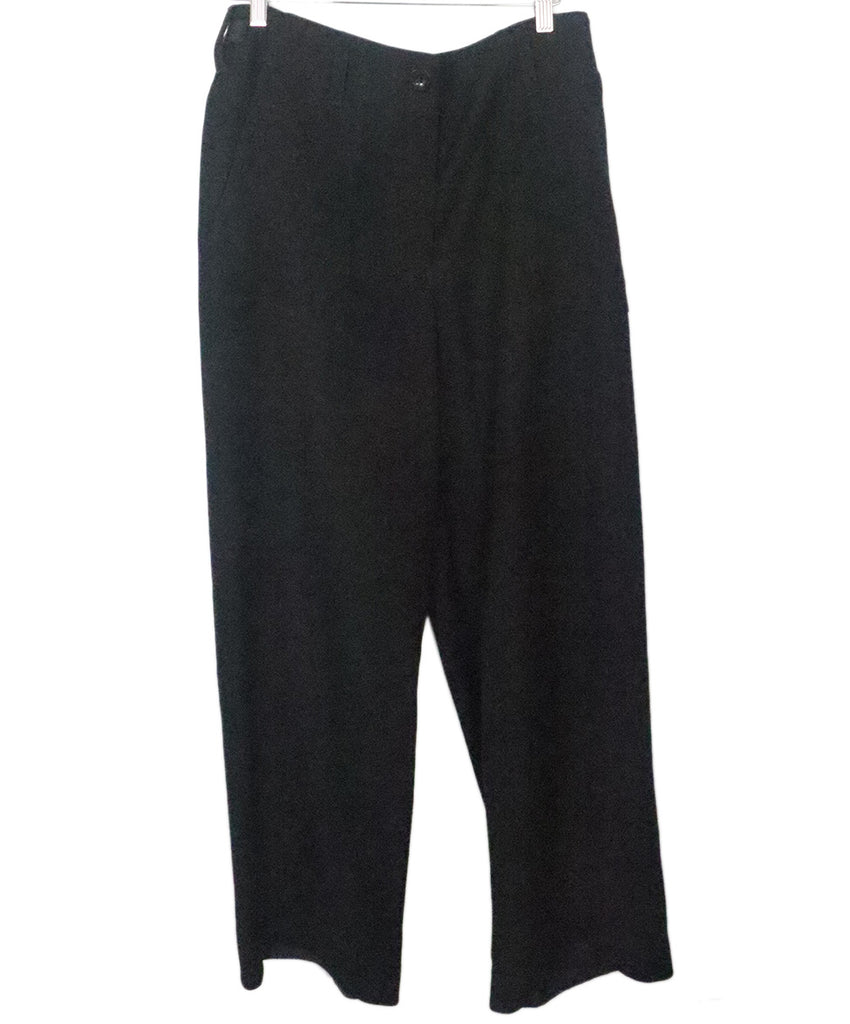 Sacai Black Wide Leg Pants 