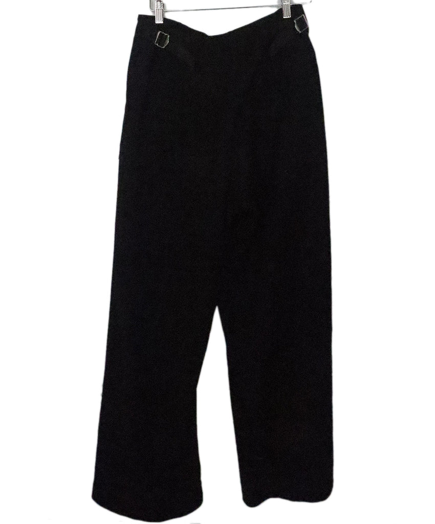 Sacai Black Wide Leg Pants 1