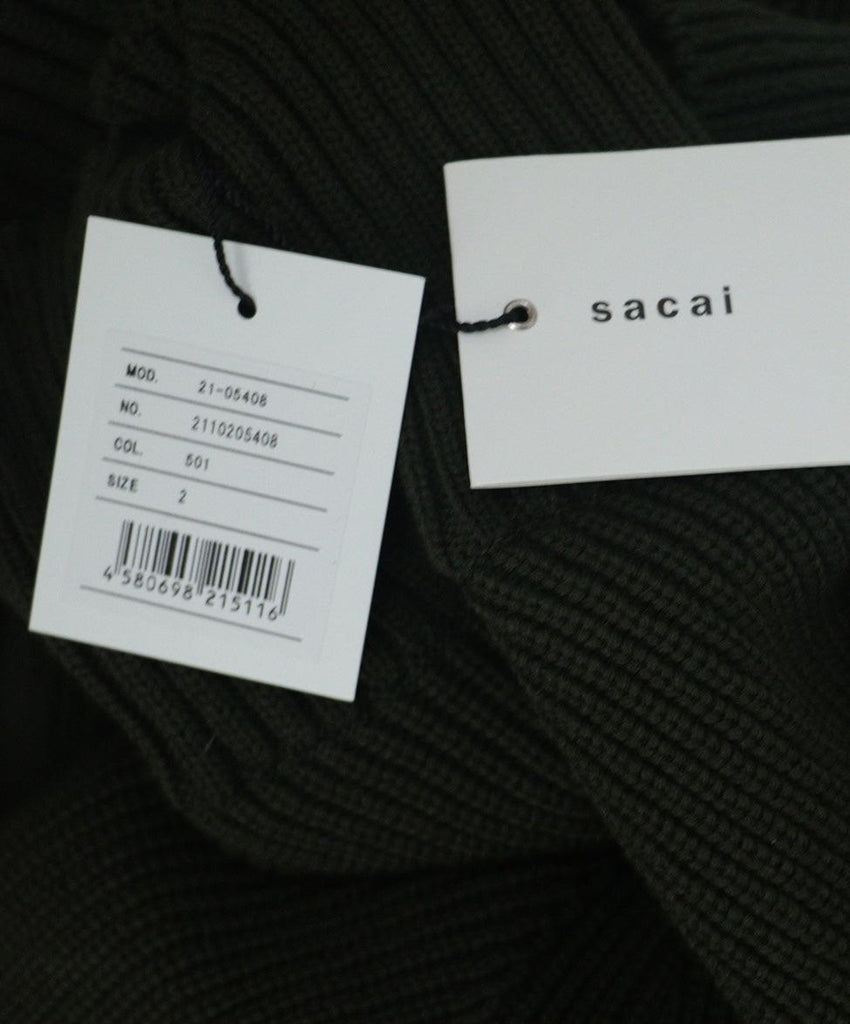 Sacai Olive Green Sweater 3