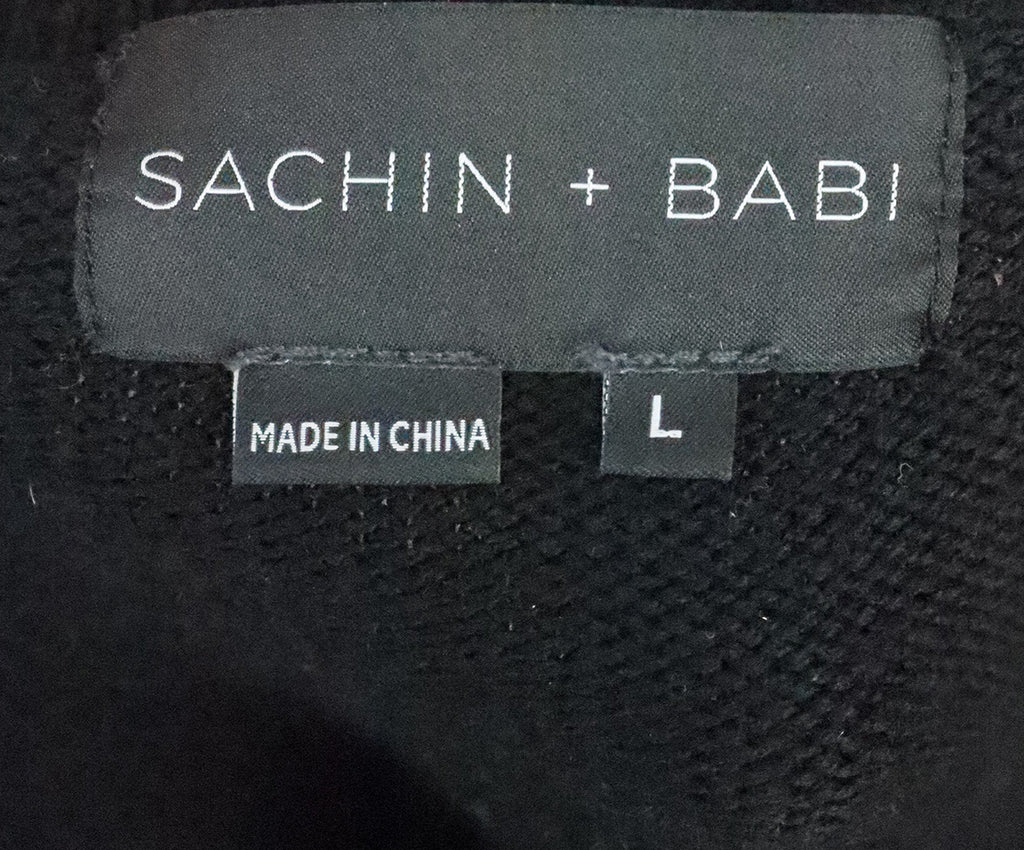 Sachin & Babi Black Wool Cutout Sweater 3