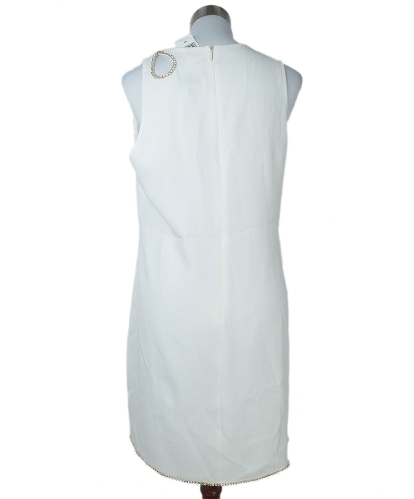 Sachin & Babi White Rhinestone Trim Dress 2