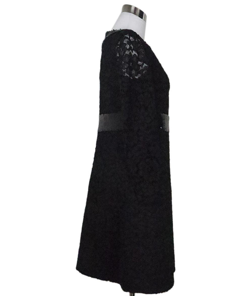 Saint Laurent Black Lace & Sequin Evening Dress 1