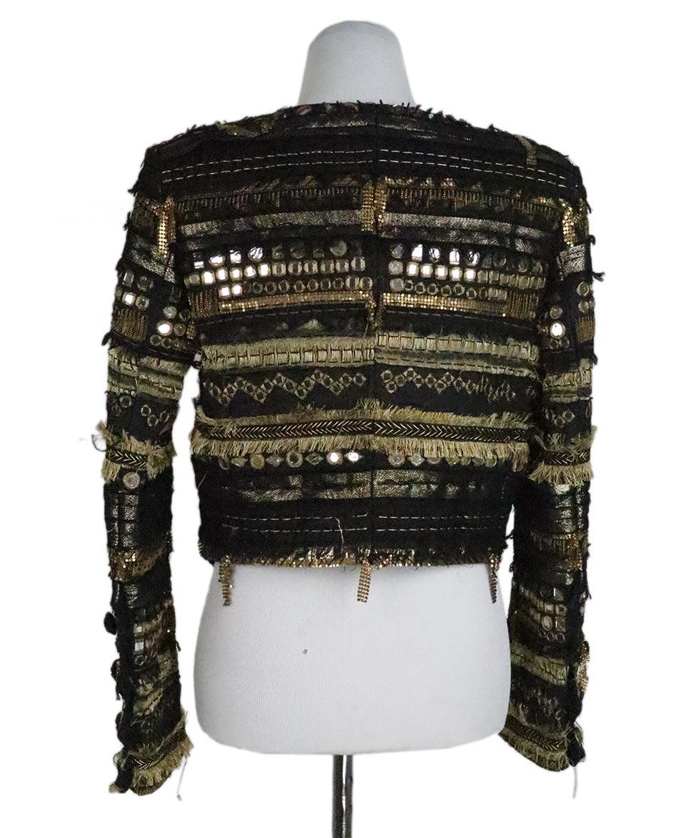 Saint laurent sequin outlet jacket