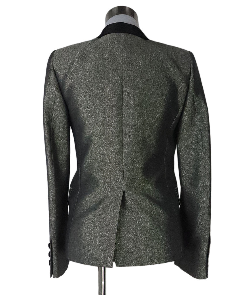 Saint Laurent Silver Blazer 2