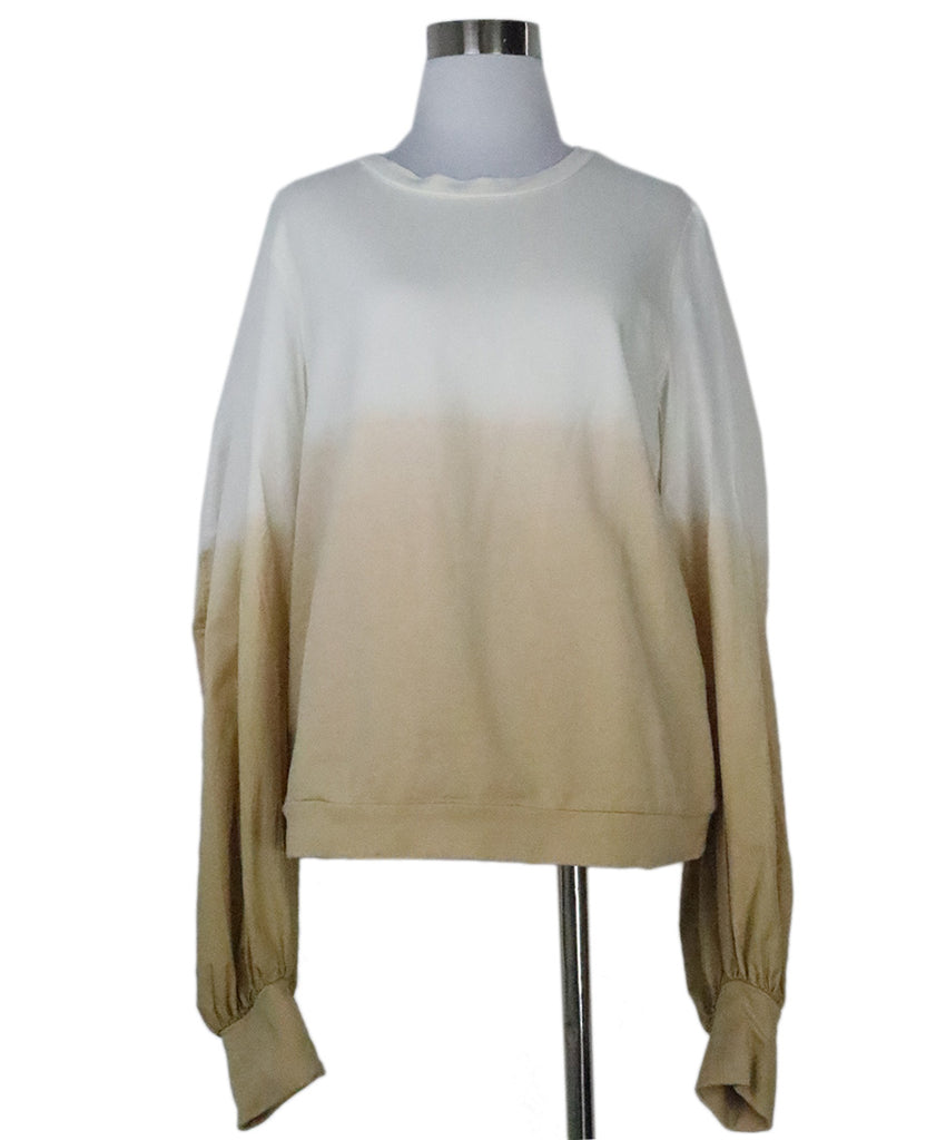 Schumacher Ivory & Beige Ombre Top 