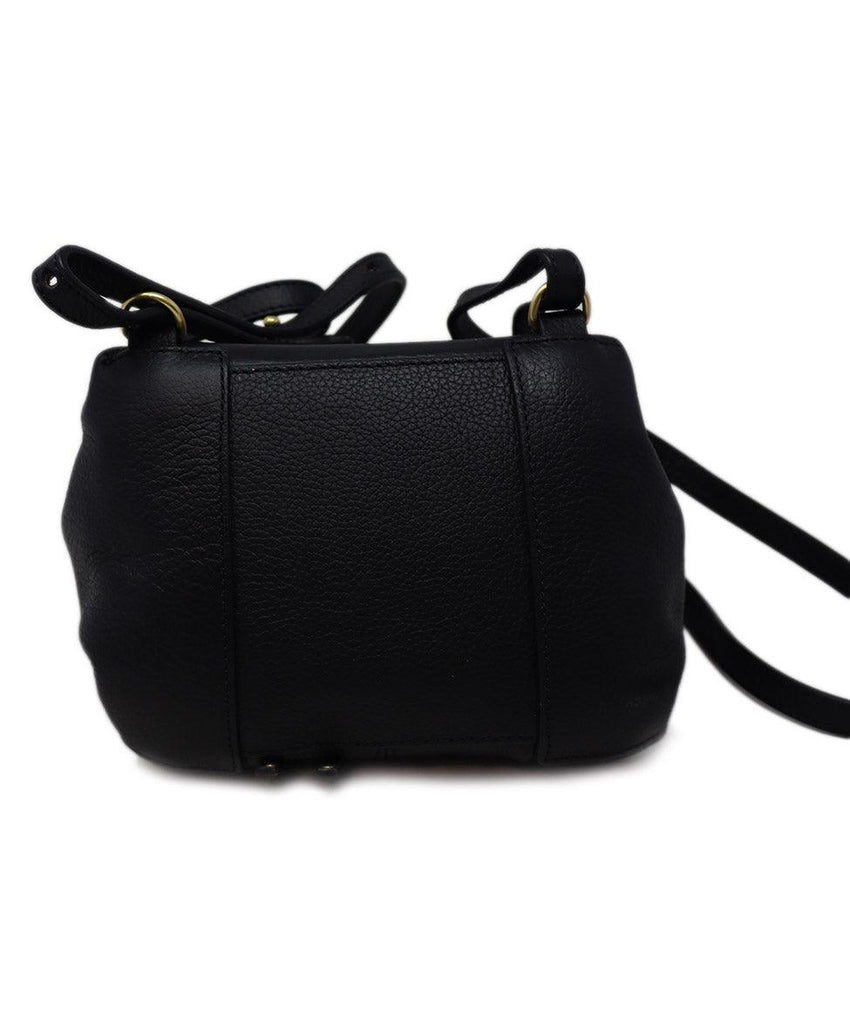 See By Chloe Black Leather & Gold Studded Backpack 3