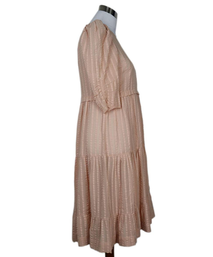 See By Chloe Peach Tiered Dress 1