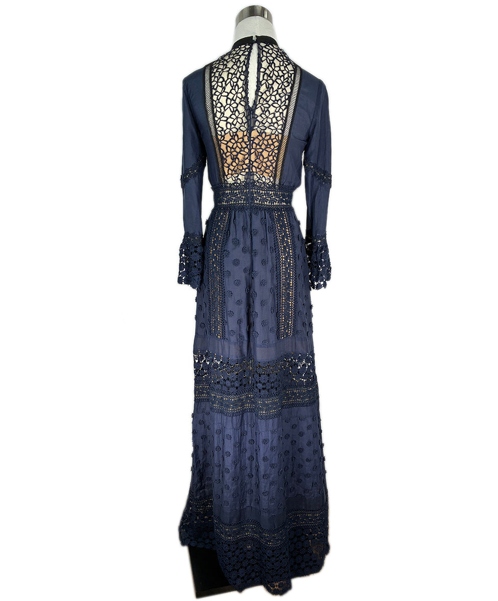 piper linen dress Piper Blue & Pink Linen Dress 12 main image 1