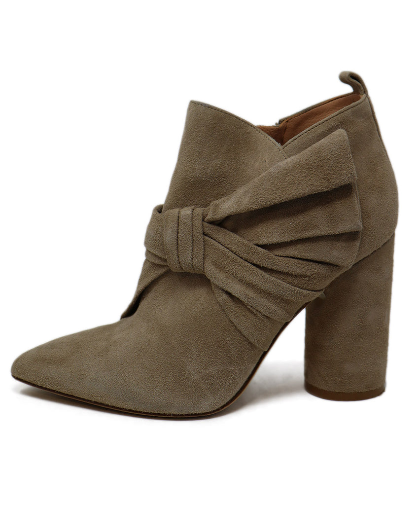 Sigerson Morrison Taupe Suede Booties 1