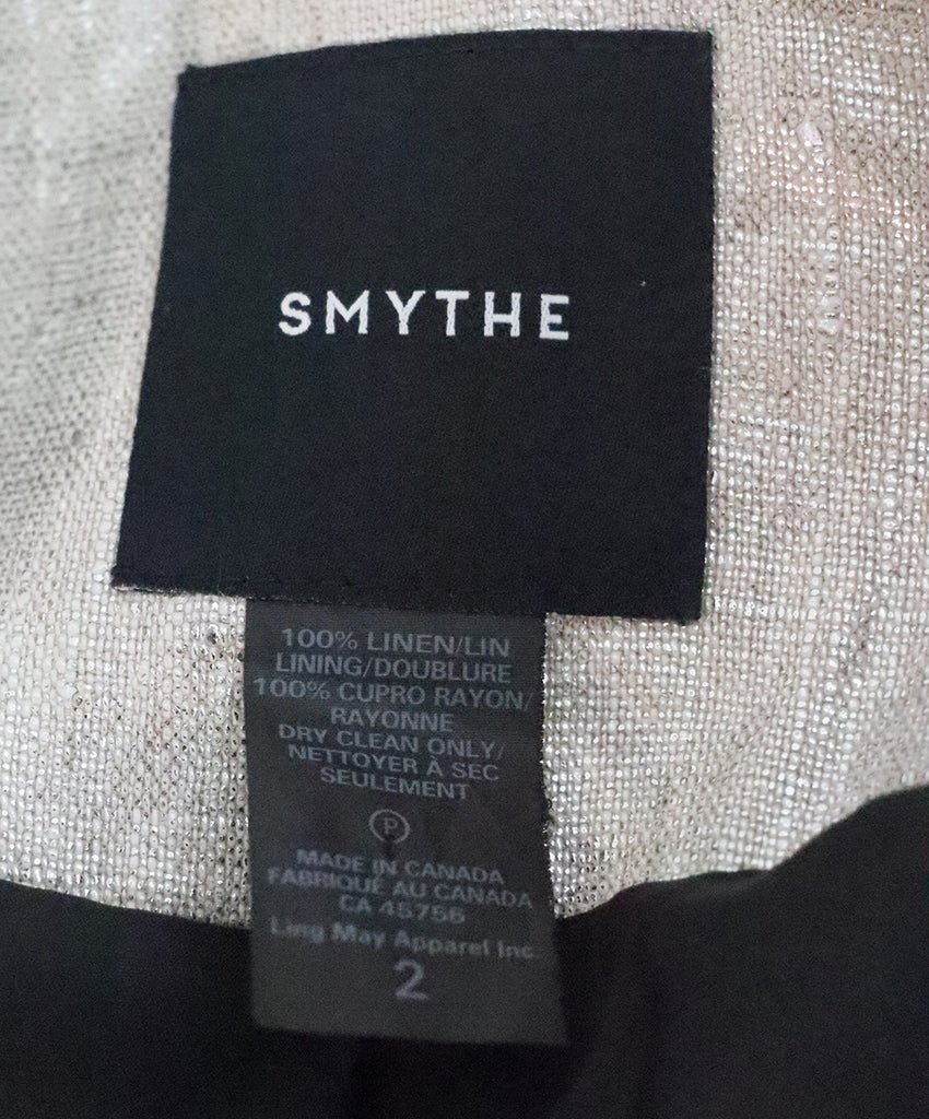 Smythe Silver & Beige Linen Jacket 3