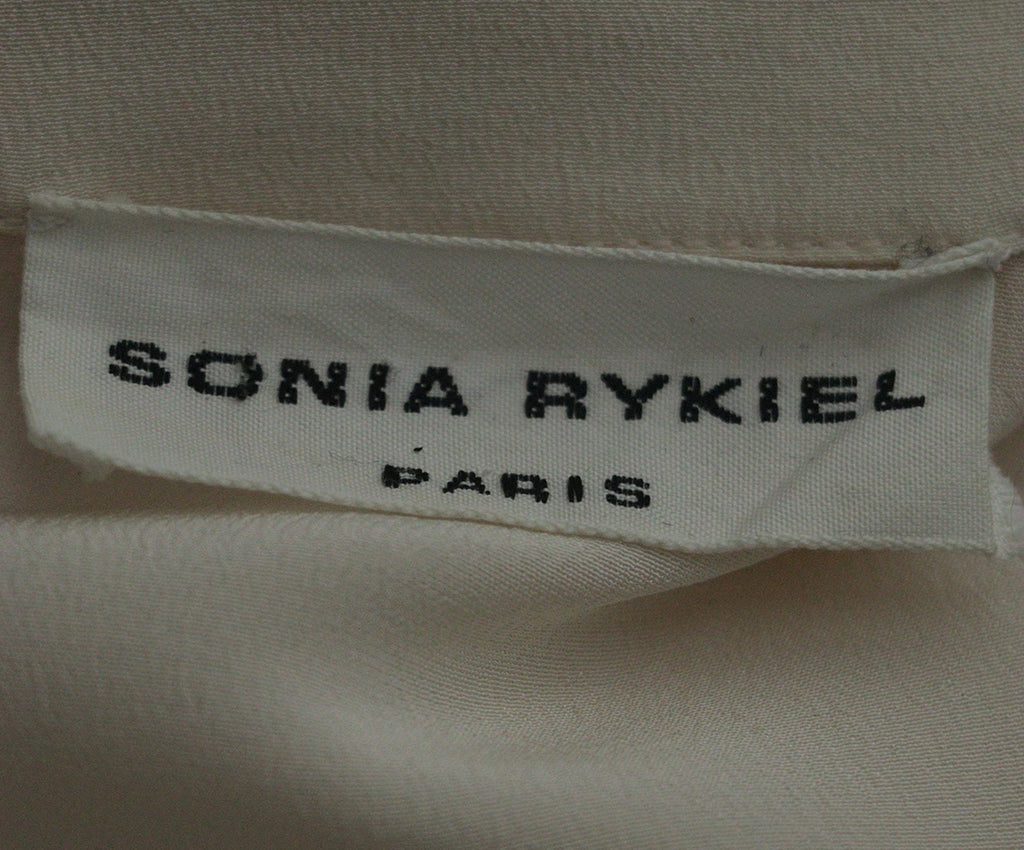 Sonia Rykiel Beige Pleated Silk Dress 3