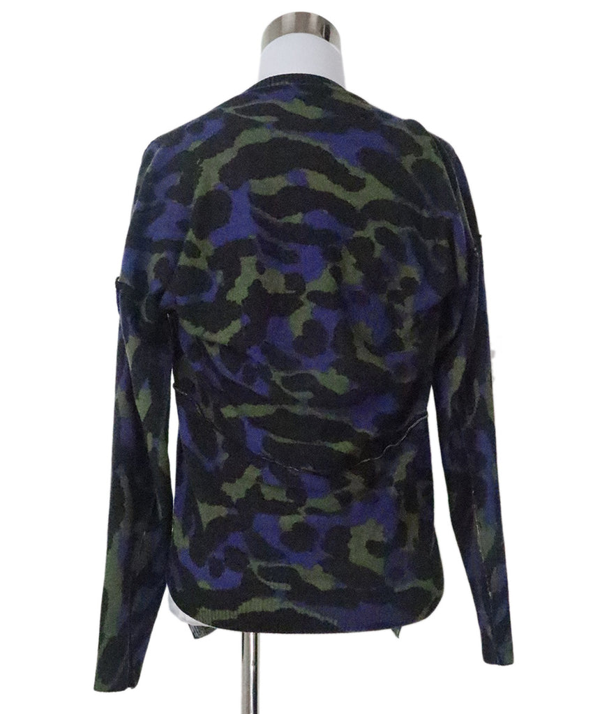 Sonia Rykiel Camo Print Wool Cardigan 2