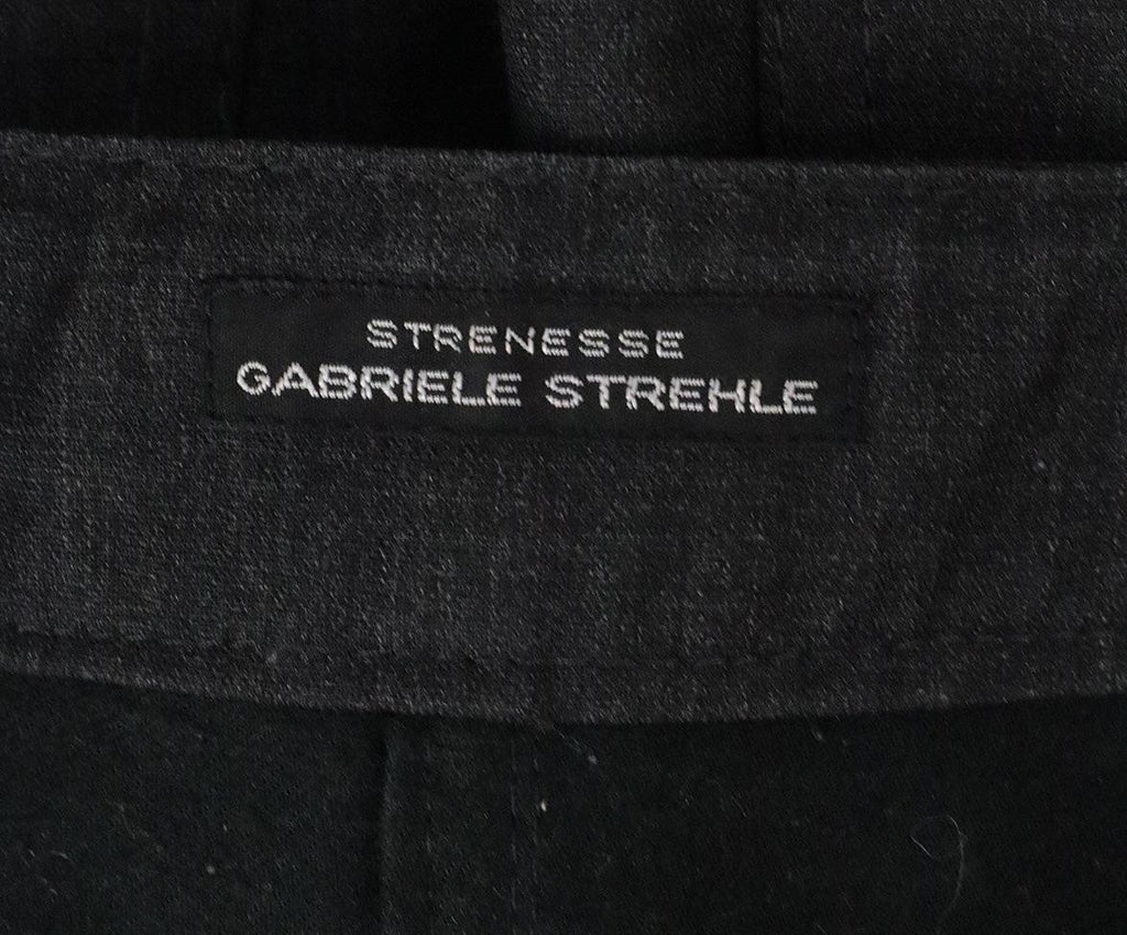 Strehle Grey Wool Cargo Pants 2