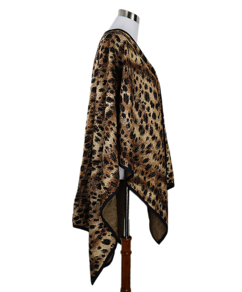 St. John Leopard Print Knit Cape 1