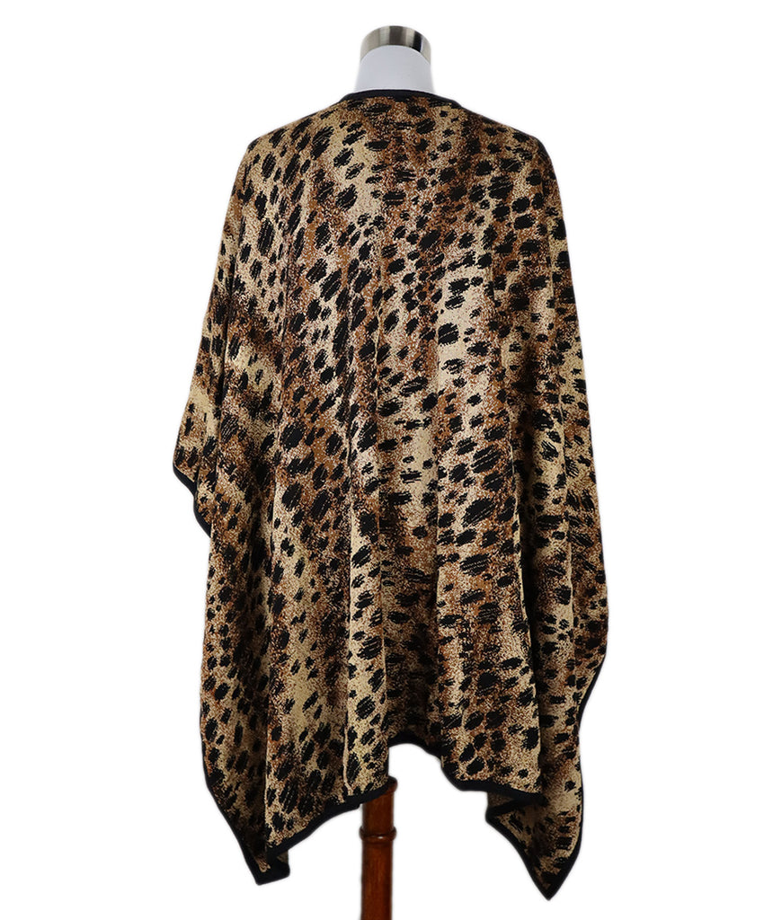 St. John Leopard Print Knit Cape 2