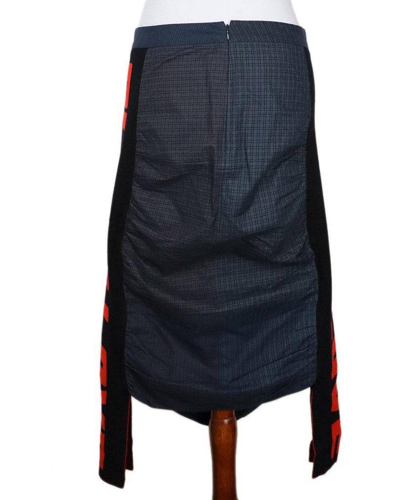 Stella McCartney Blue Plaid Cotton Skirt 2