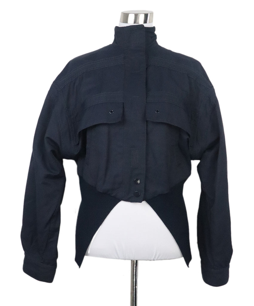 Stella McCartney Navy Polyamide Cotton Jacket 