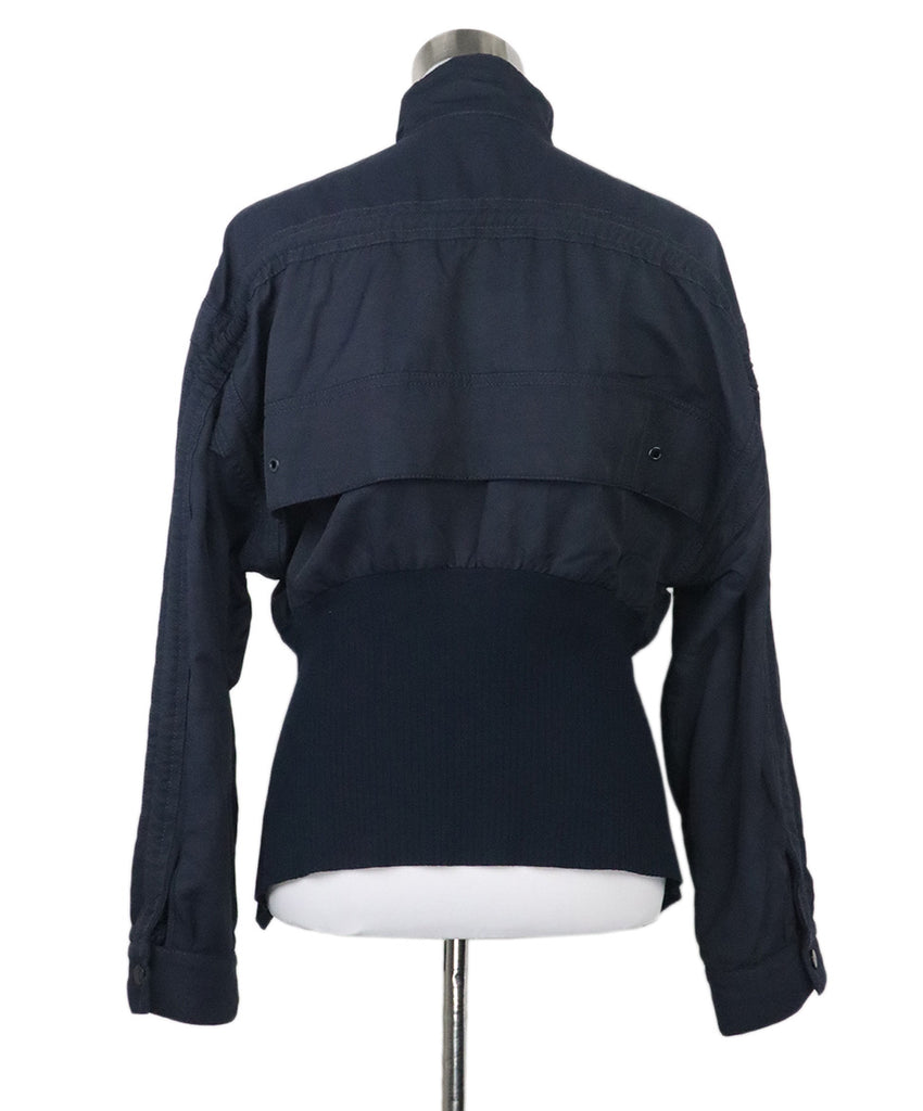 Stella McCartney Navy Polyamide Cotton Jacket 2
