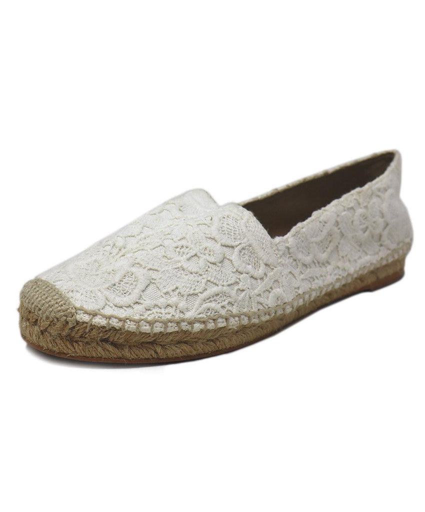 Stella McCartney White Lace Espadrilles 