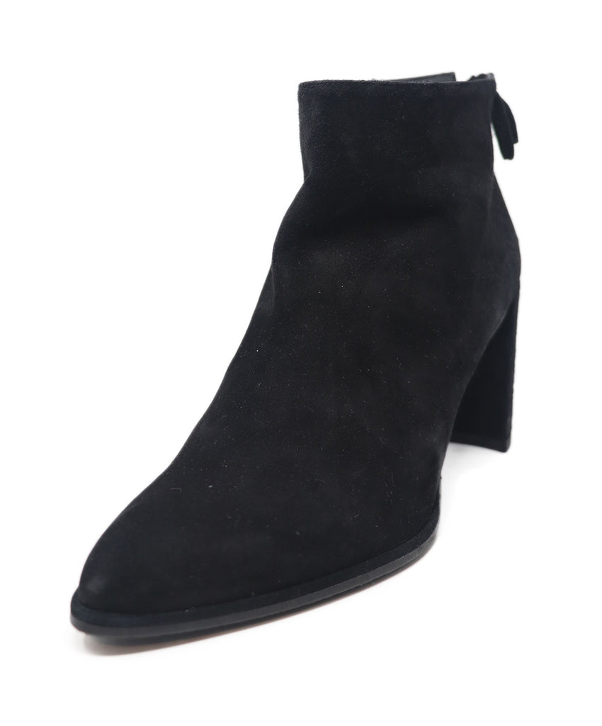 Stuart Weitzman Black Suede Booties 