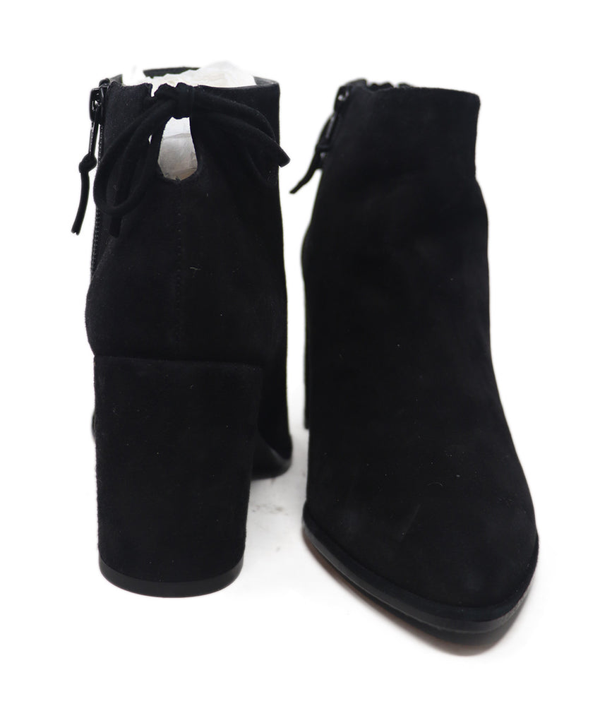 Stuart Weitzman Black Suede Booties 2