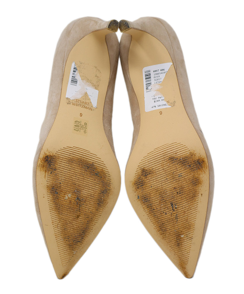 Stuart Weitzman Nude Suede Shoes 4