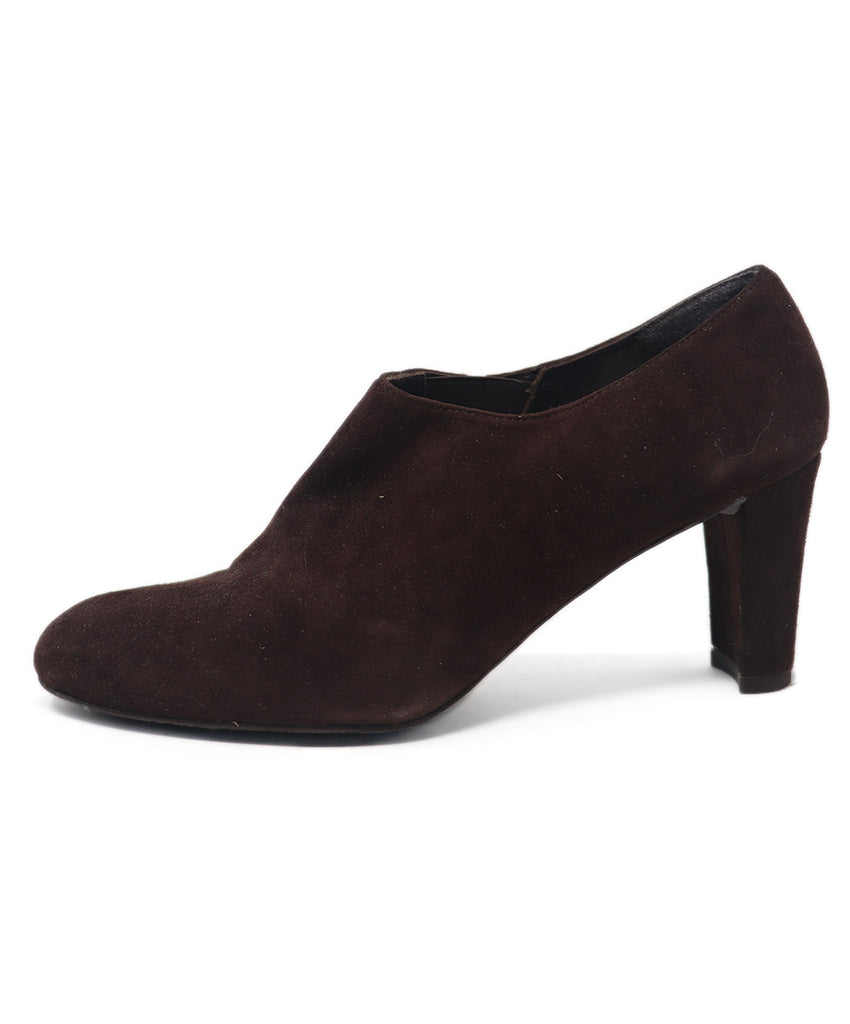 Stuart Weitzman Brown Suede Heels 1