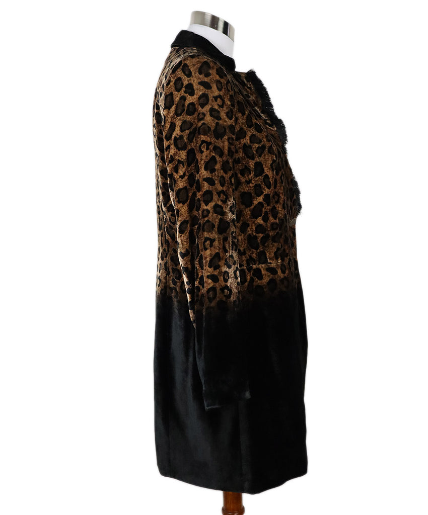 Tahari Animal Print Velour Jacket 1