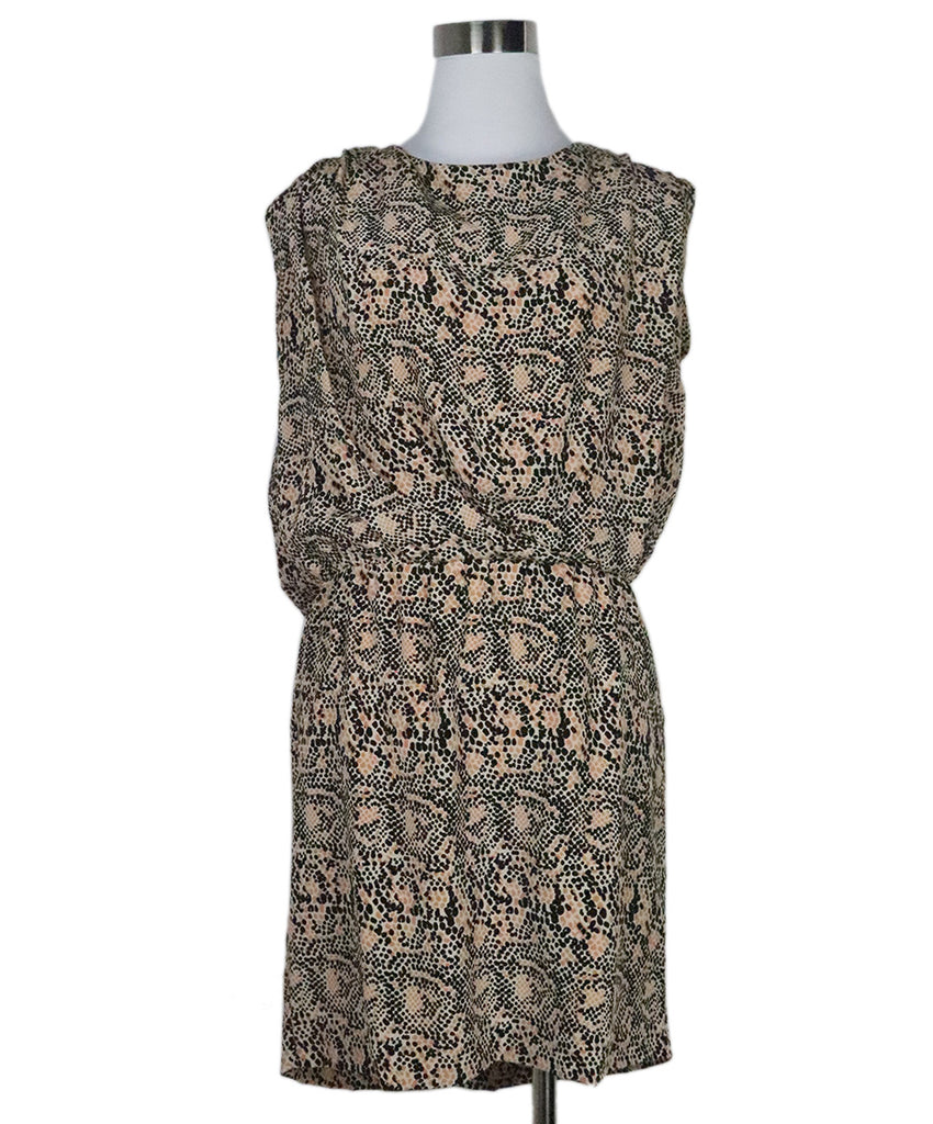 Thakoon Black & Beige Print Dress 