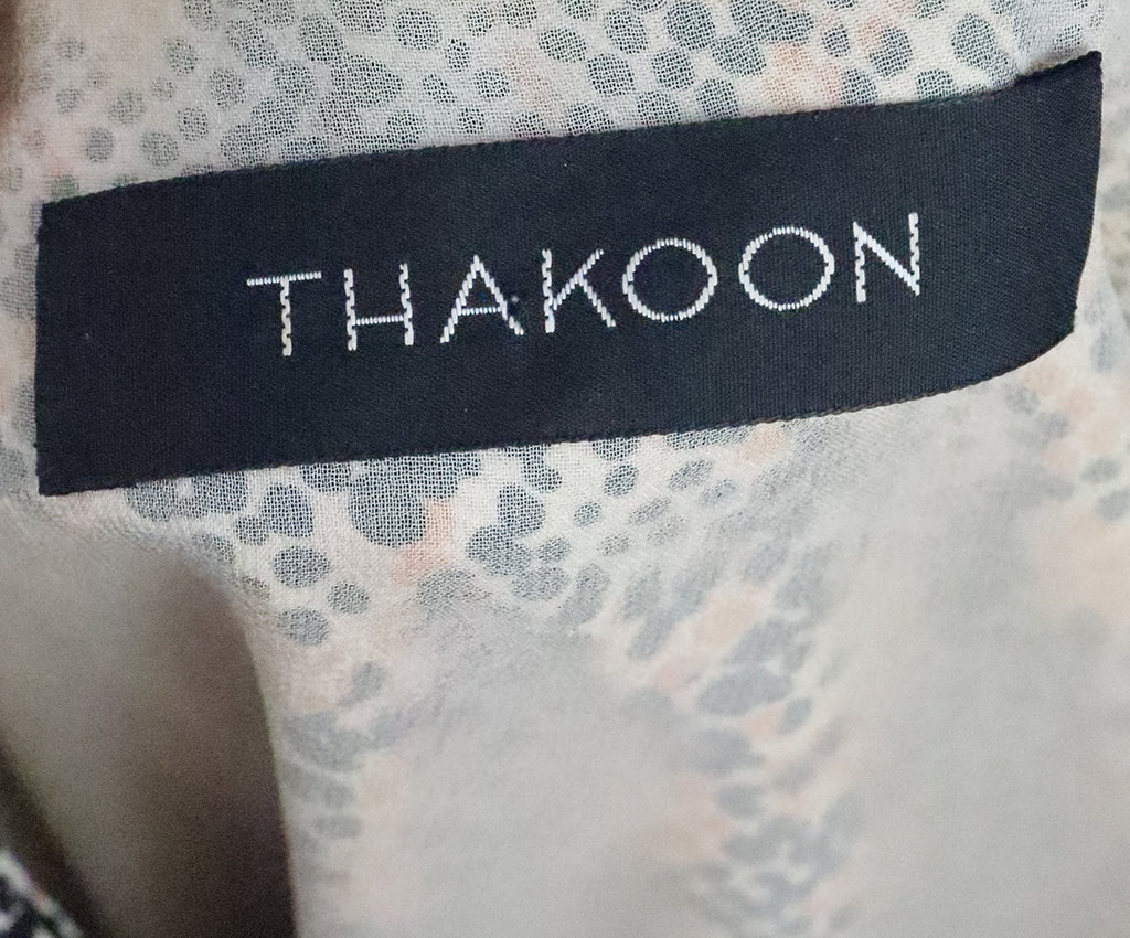 Thakoon Black & Beige Print Dress 3