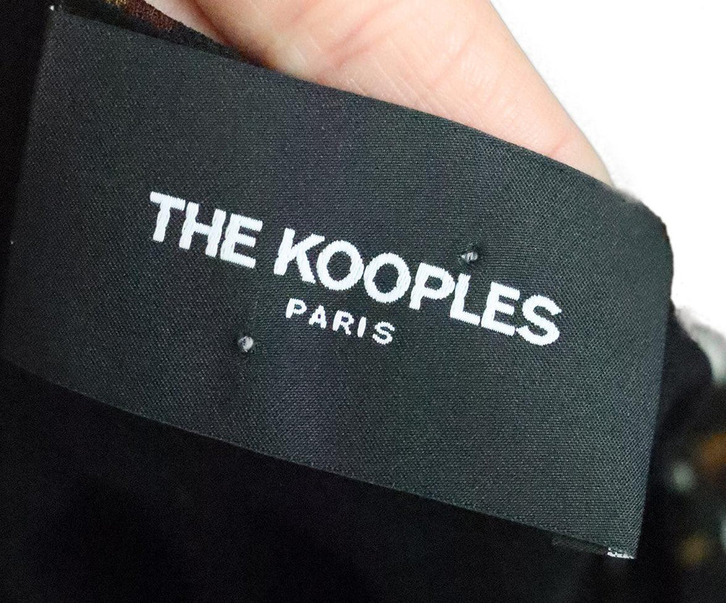 The Kooples Brown & Black Polka Dot Dress 3