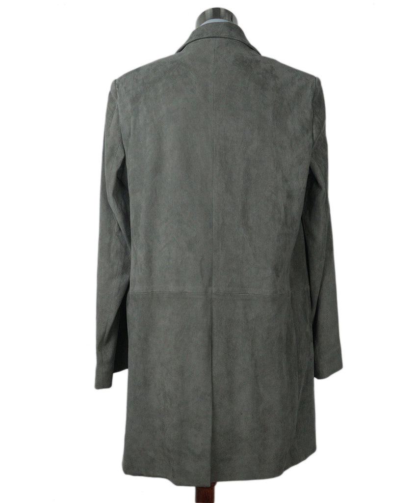 The Row Grey Suede Batilda Jacket 2