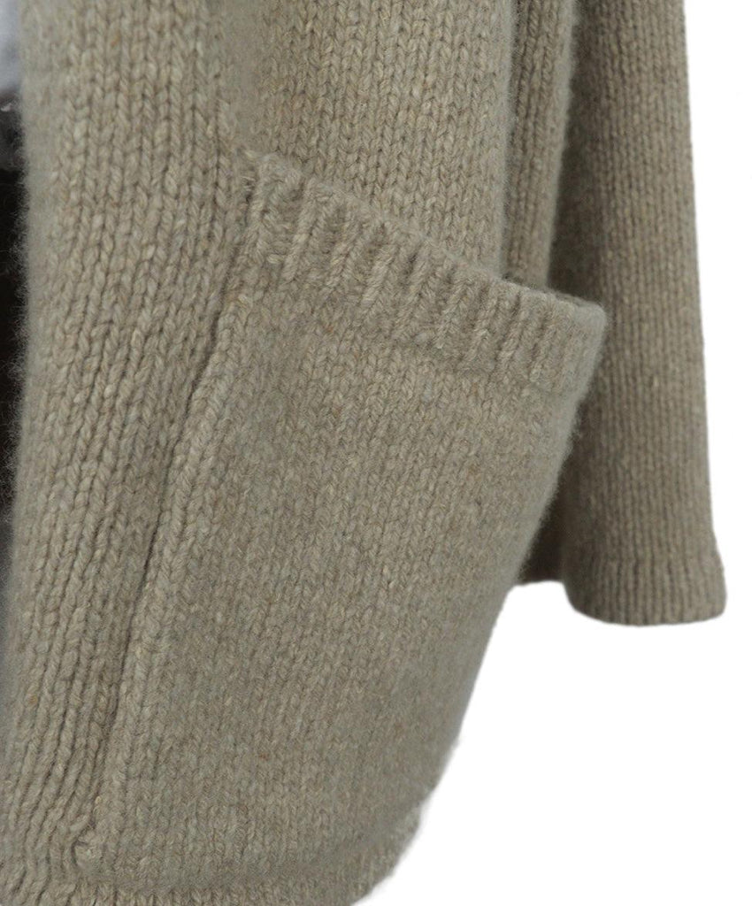 The Row Beige Cashmere Cardigan 4