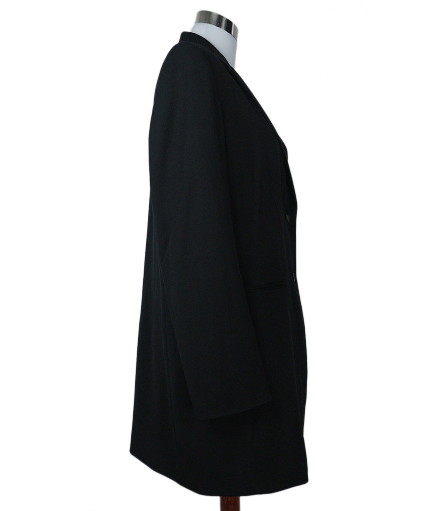 The Row Black Wool Coat 1