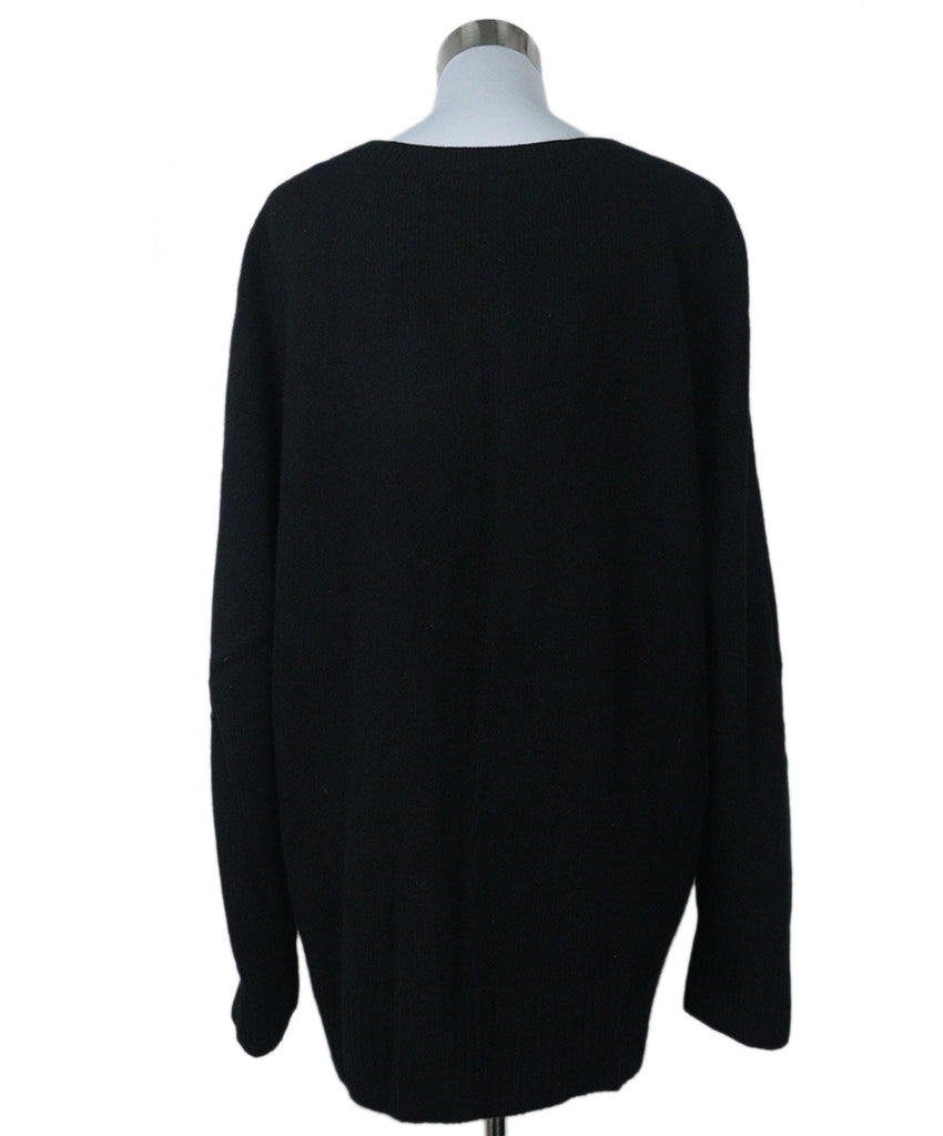 The Row Black Wool & Cashmere Sweater 2