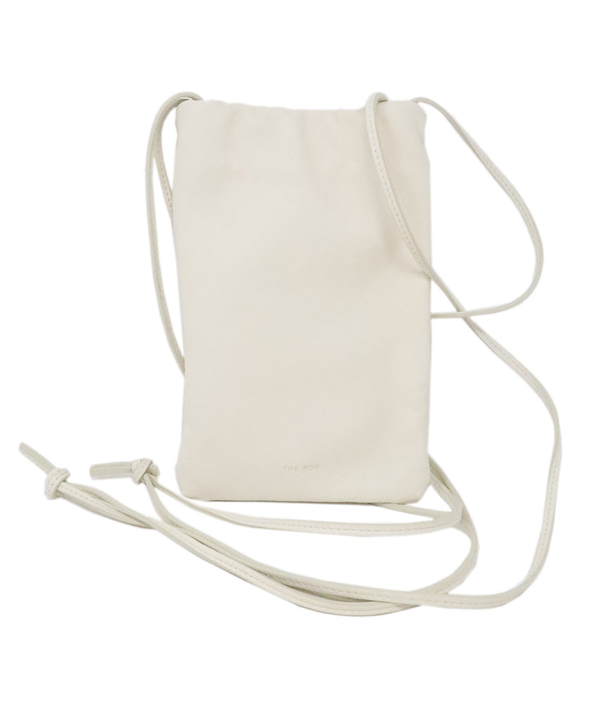  The Row Ivory Leather Crossbody 2