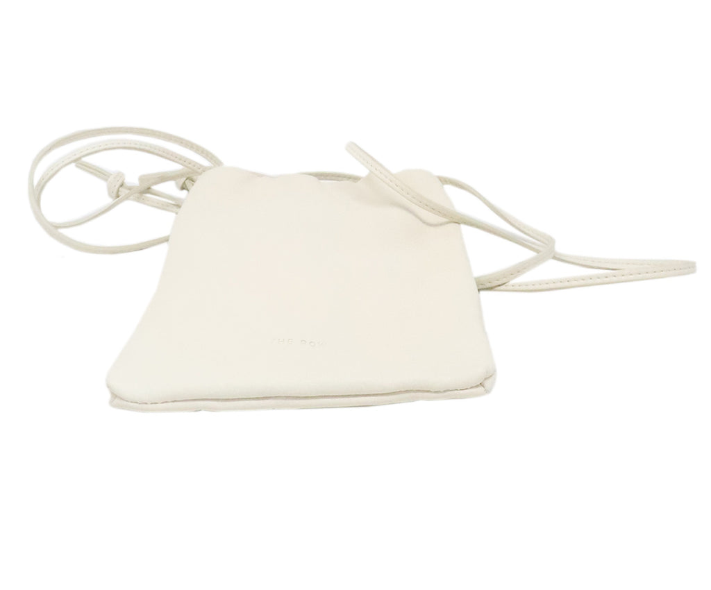  The Row Ivory Leather Crossbody 3