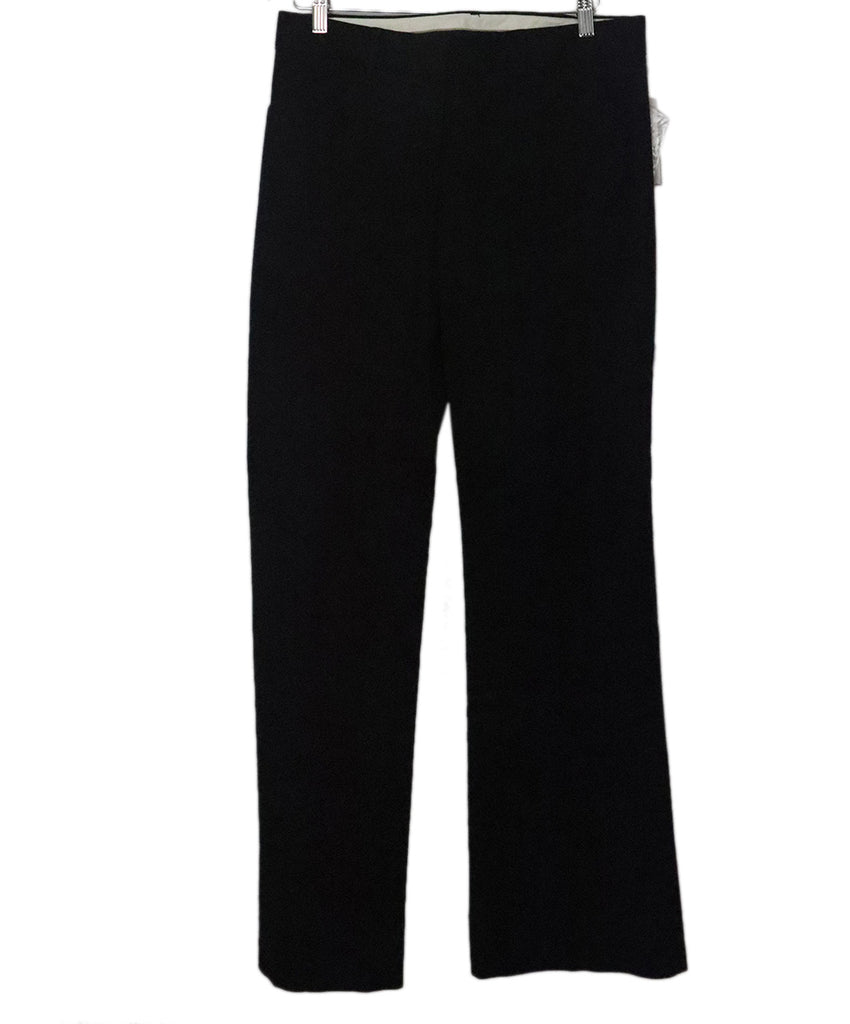 Theory Black Cotton Pants 