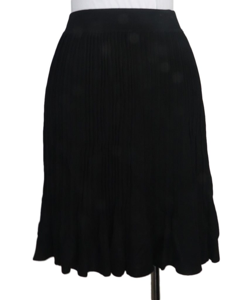 Theory Black Viscose Skirt 