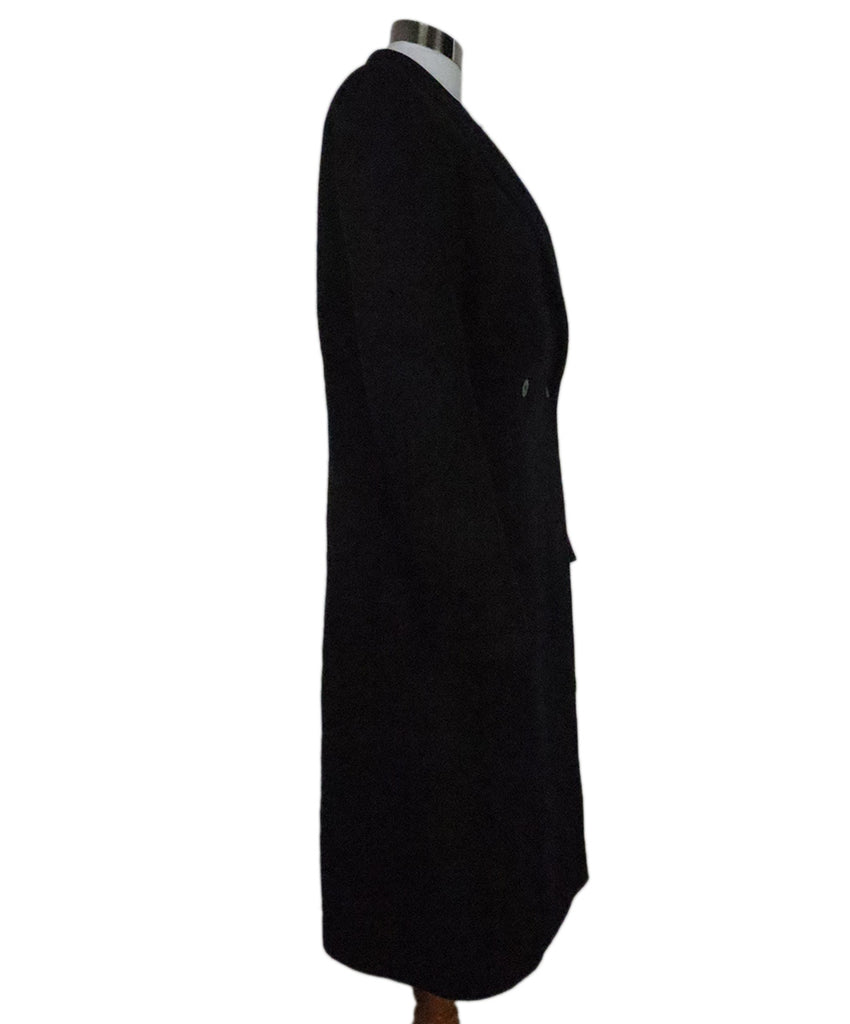 Theory Black Wool Long Coat 1