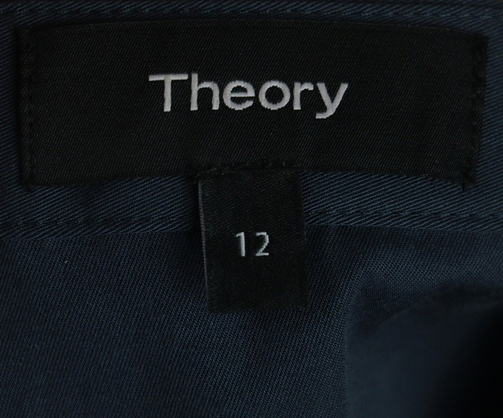 Theory Navy Blue Mini Skirt 3