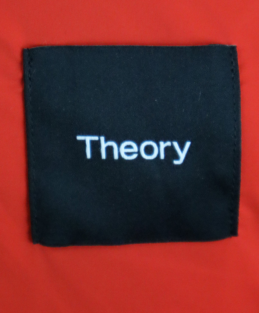 Theory Red Puffer Jacket 3