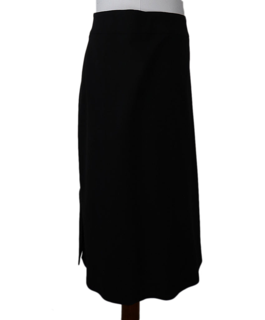 Theory Black Wool Skirt 1