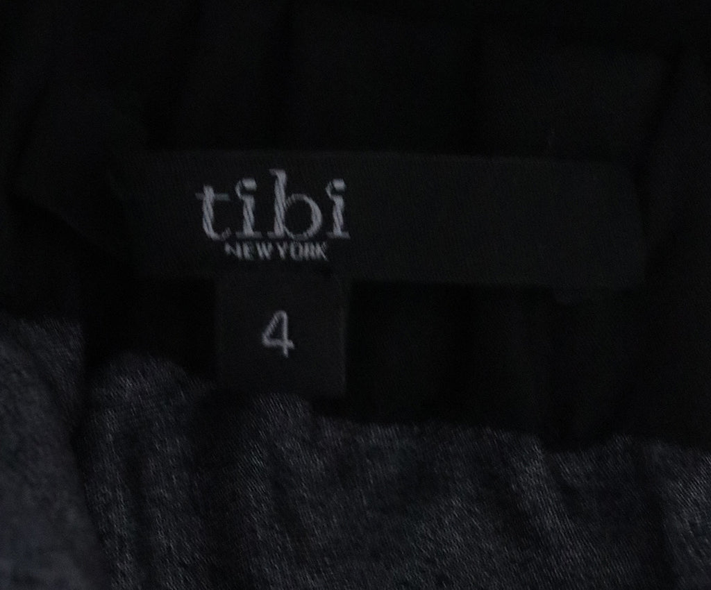 Tibi Black & White Silk Top 3
