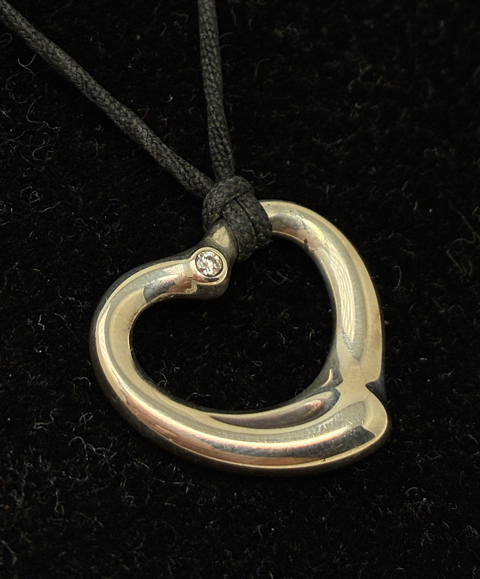 Elsa Peretti for Tiffany & Co. Open Heart in Sterling Silver w