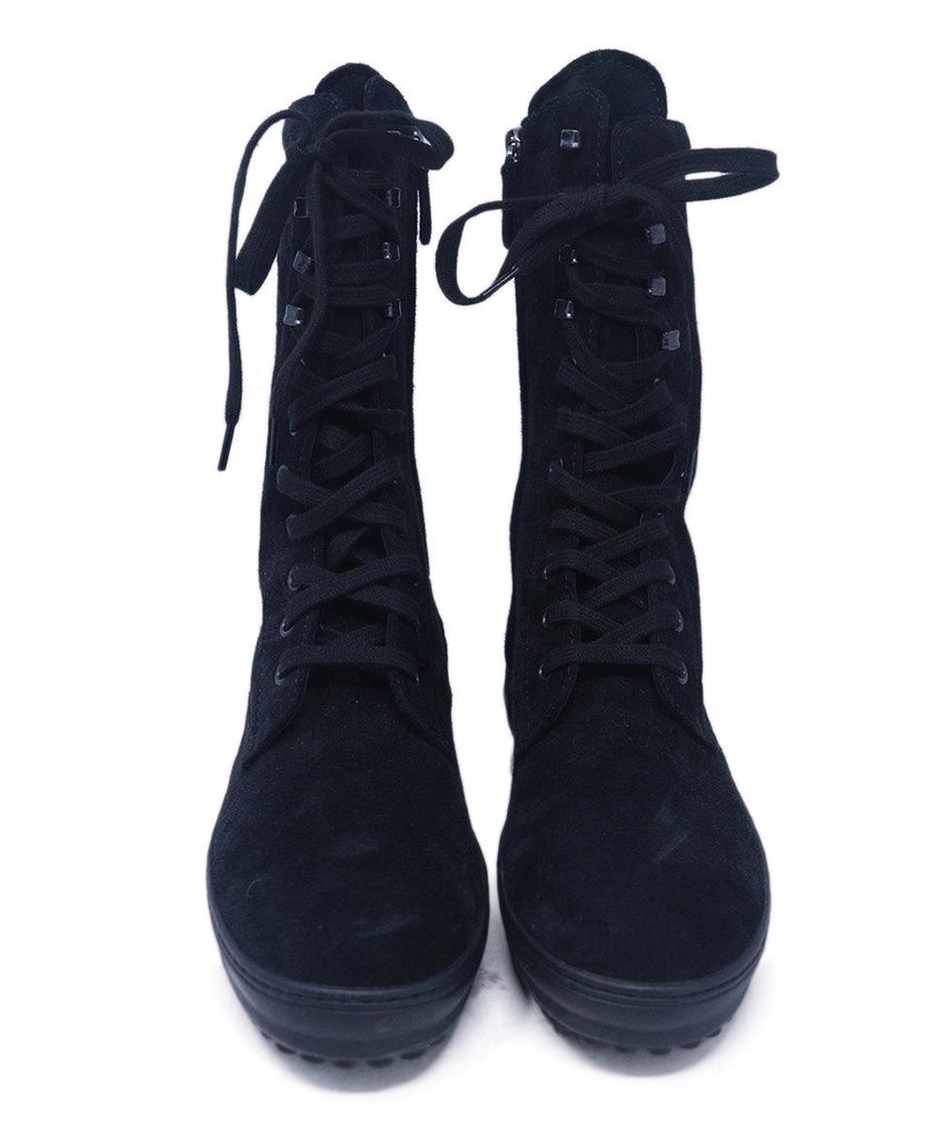 Tod's Black Suede Boots 3