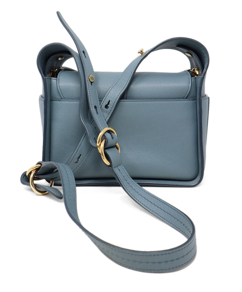 Tod's Blue Leather Shoulder Bag 2