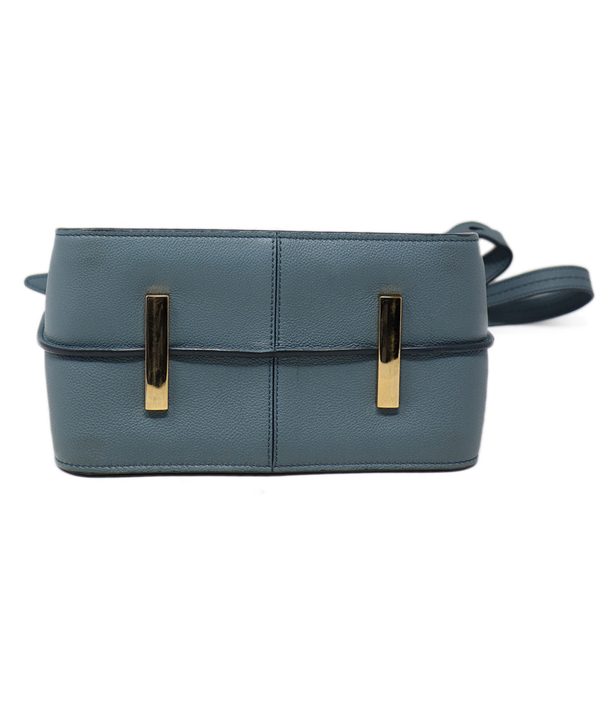 Tod's Blue Leather Shoulder Bag 3