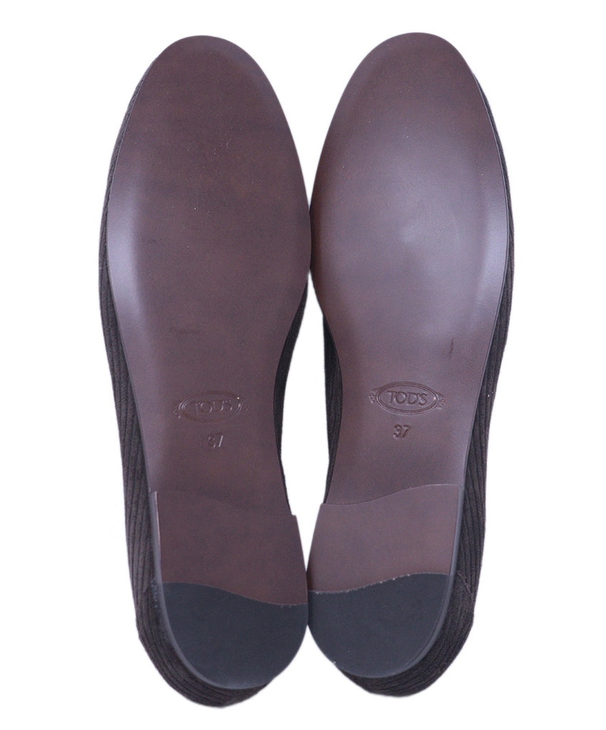 Tod's Brown Suede Flats 4